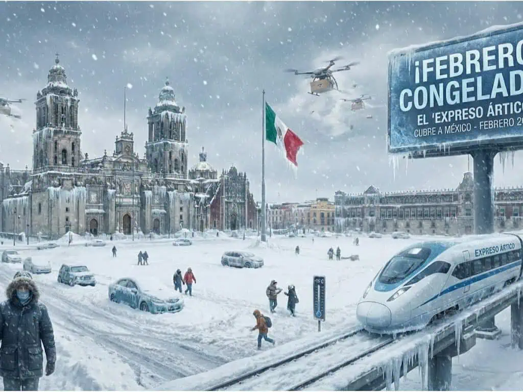 ❄️ Frente Frío 36: El “Expreso Ártico” Congela a México este Febrero de 2026 🇲🇽