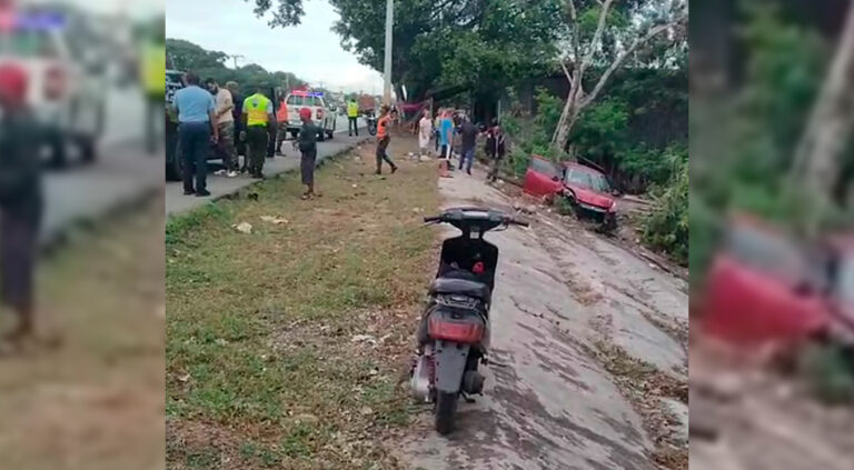 Una familia que se dirigía hacia un resort en Puerto Plata