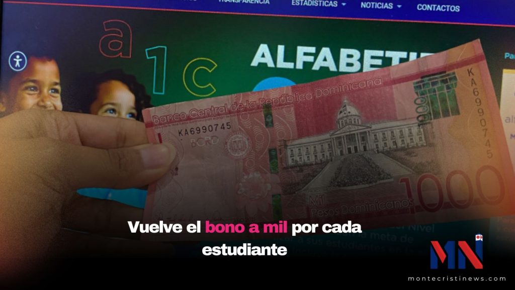 Vuelve el bono a mil por cada estudiante