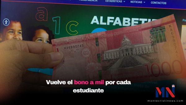 Vuelve el bono a mil por cada estudiante