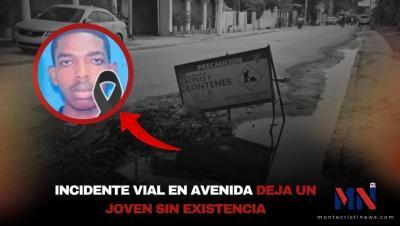 Incidente vial en avenida deja un joven sin existencia