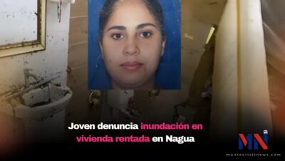 Joven denuncia inundación en vivienda rentada en Nagua