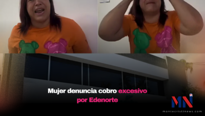 Mujer denuncia cobro excesivo por Edenorte