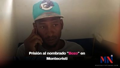 Prisión al nombrado "Bozo" en Montecristi