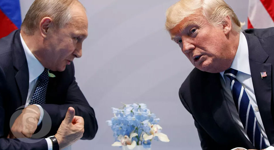 Vladímir Putin, y el mandatario estadounidense, Donald Trump